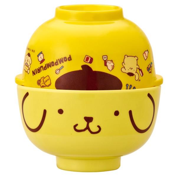 sanrio（サンリオ） 茶わん＆汁わんセット ポムポムプリン メラミン製