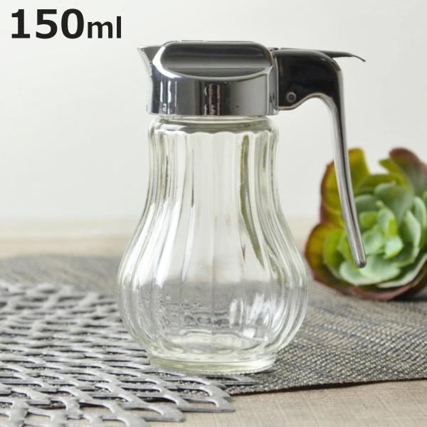 はちみつ容器 ハニーディスペンサー 150ml ガラス製 （ はちみつ入れ 蜂蜜 はちみつ ディスペンサー 調味料入れ ）