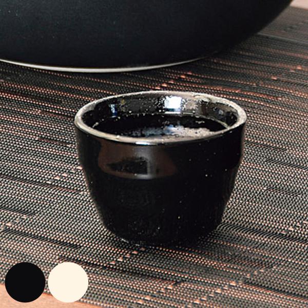 サイズ/約高さ4cm直径：約6cm重量/約53g容量/約54L内容量/1個材質/ストーンウェア種類/黒、白生産国/中国製食器洗い乾燥機/使用不可電子レンジ/使用不可●シンプルでモダンなお猪口です。●晩酌シーンに映える落ち着いたカラーです。●...