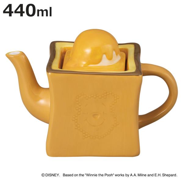 ティーポット くまのプーさん ハニートースト （ 440ml 磁器 ポット 急須 ハーブティー お茶 緑茶 紅茶 ディズニー キャラクター ）