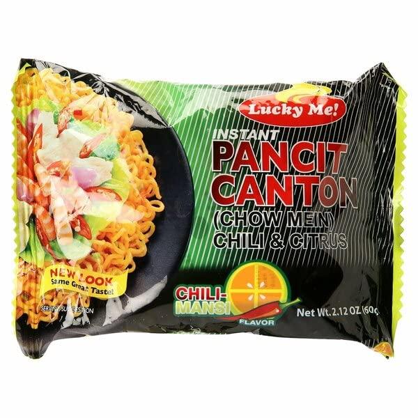 LUCKY ME! PANCIT CANTON CHILIMANSI インスタント パンシットカントン(焼きそば) チリマンシー味 60g 10