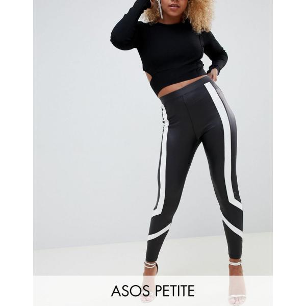 adidas leather look leggings