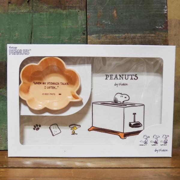 スヌーピー メラミンプレート＆ボウルセット TOASTER ギフトセット PEANUTS 子供食器 SNOOPY