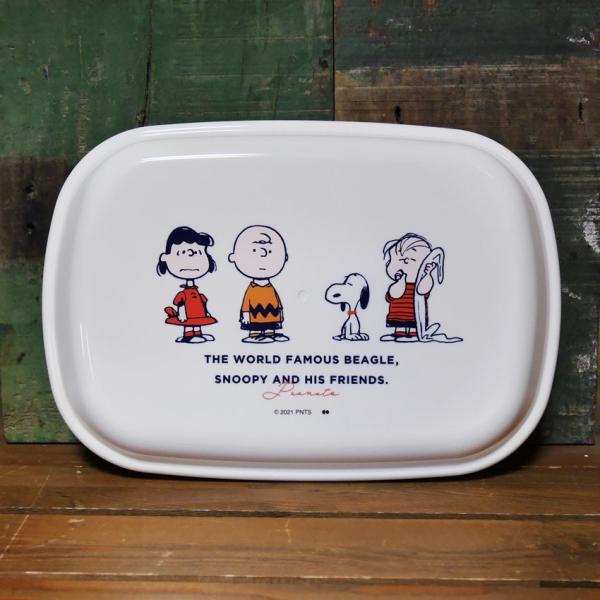 スヌーピー フタ付きランチプレート FRIENDS 子供食器 SNOOPY PEANUTS メラミン食器