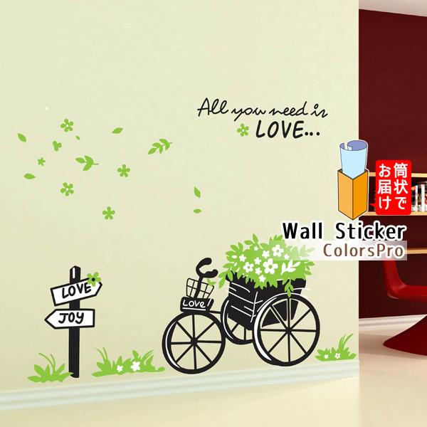 ステッカーなしの自転車の車輪