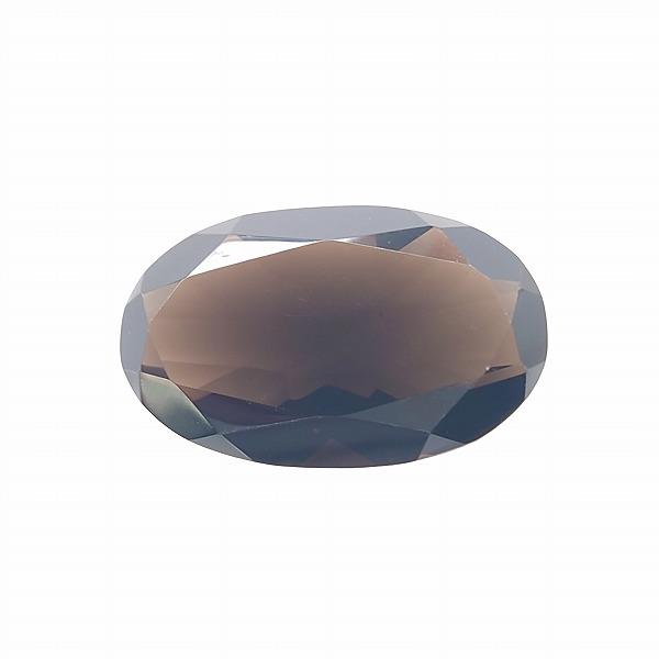 天然スモーキークォーツ ルース 51.284ct オーバル GRJソーティング 