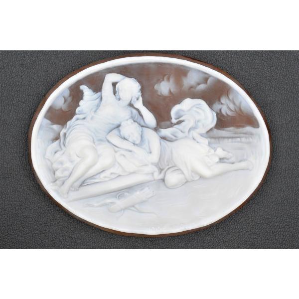 ◇アメンドーラ◇シェルカメオ ルース 約85.50×65.58mm 約28.12g