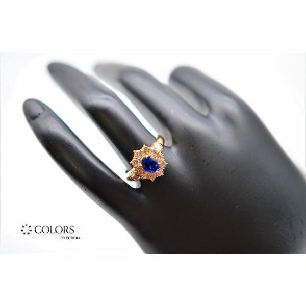 ◇新品仕上げ◇非加熱スリランカ産 天然ブルーサファイア ダイヤモンド