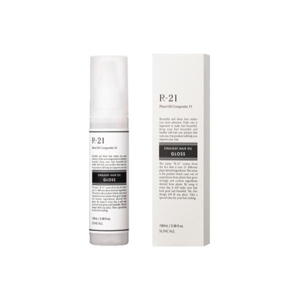サンコール R-21 ストレート ヘアオイル グロス100ml 5本セット SUNCALL（サンコール） R-21 ストレート ヘアオイル グロス 100ml