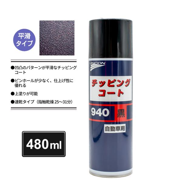 ユニコン チッピングコート 黒 940
