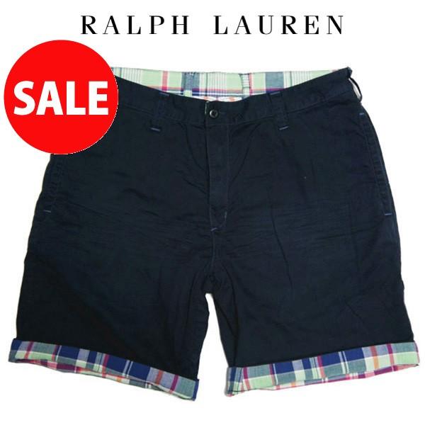 ラルフローレン ショーツ ハーフパンツ Polo Ralph Lauren ネイビー リバーシブルチェック ショートパンツ メンズ 001rl 38 002 Colorwardrobe 通販 Yahoo ショッピング