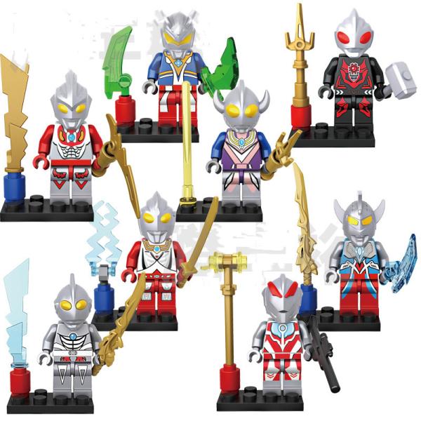 ミニフィグ ウルトラマン 8体セット レゴ 互換 Lego ミニフィギュア ブロックおもちゃ キッズ 子ども Cw A6 Colorway 通販 Yahoo ショッピング