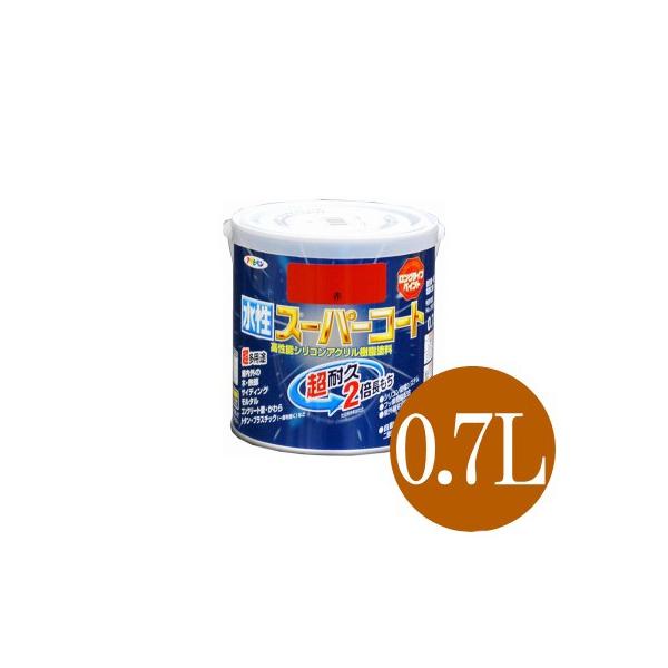 アサヒペン 水性スーパーコート ソフトオーカー (全45色) [0.7L] 多