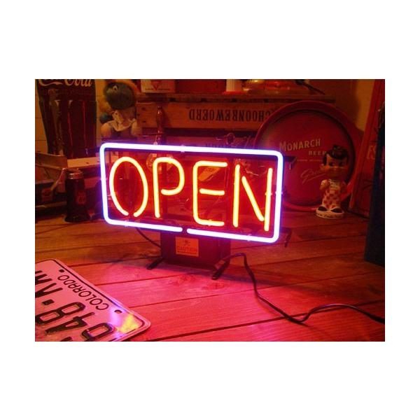 ネオンサイン OPEN （S ） ネオン管 照明 店舗装飾 インテリア