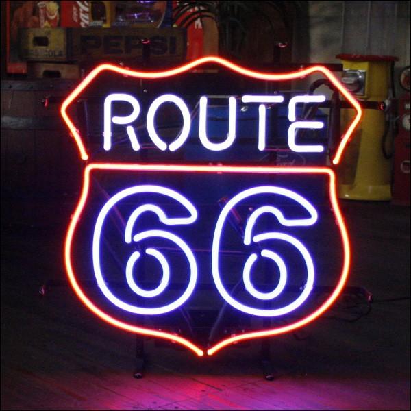 ルート66 ネオンサイン ネオンサイン ROUTE 66 （ルート66 ） ネオン管 照明 店舗装飾