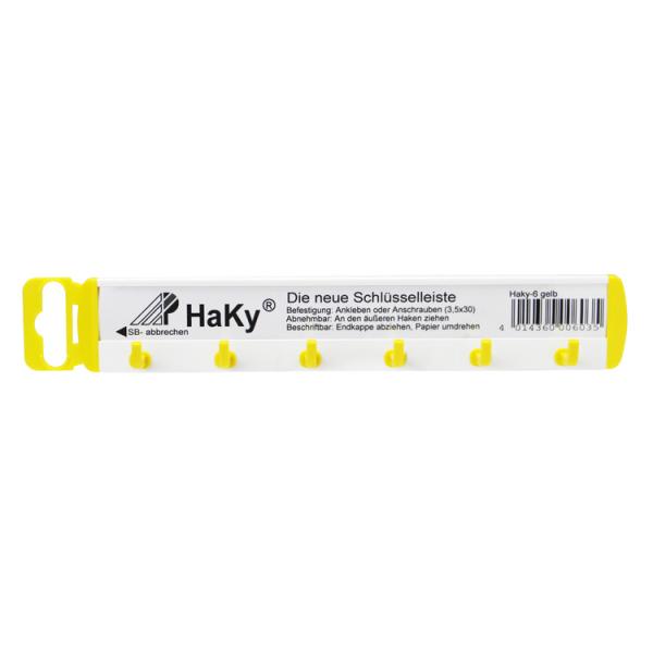 キーフック HAKY 6 ハーキー6フック イエロー 鍵収納 ドイツ製 おしゃれ インテリア
