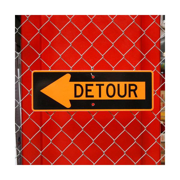 USA標識看板　DETOUR Order Detour Road Signs - MUTCD Compliant, Ships Fast
