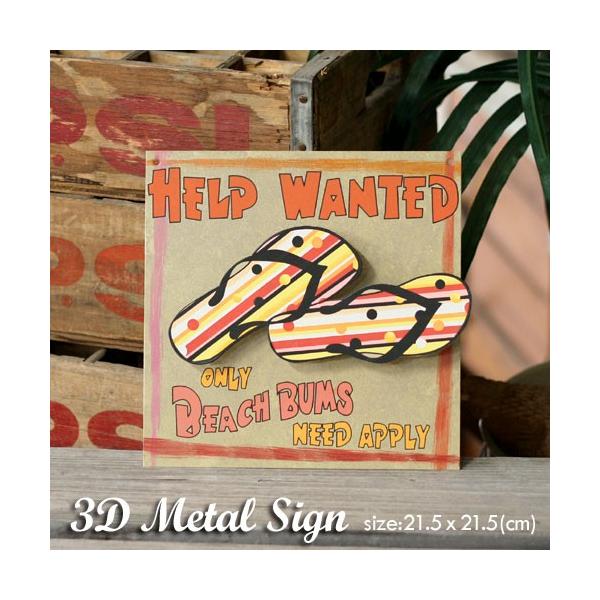 【商品スペック】商品名：3Dメタルサイン 本体サイズ：21.5cm×21.5cm素材：スチール製原産国：中国