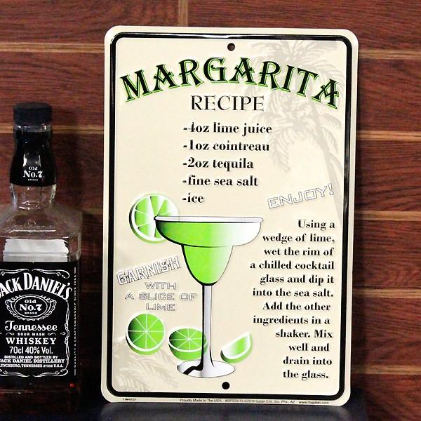 ハワイアンサインプレート Margarita Recipe マルガリータの作り方 ハワイアン雑貨 看板 アメリカン雑貨 F アメリカン雑貨colour Yahoo 店 通販 Yahoo ショッピング