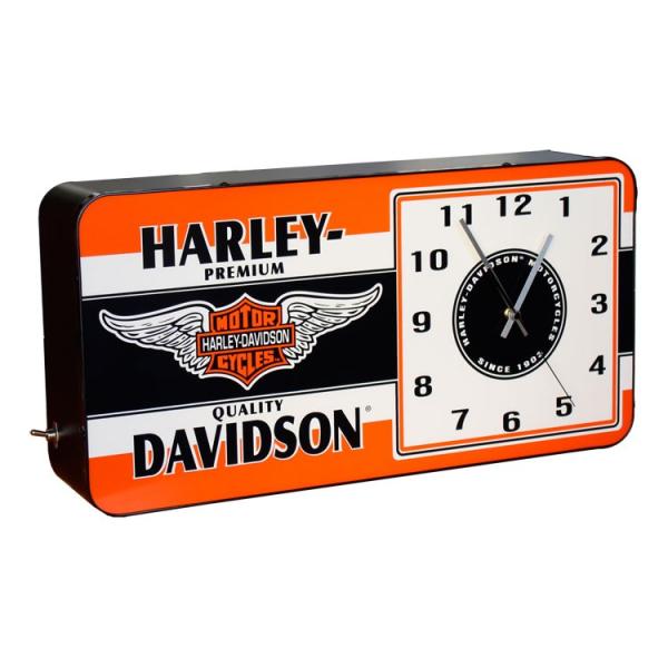 Harley Davidson（ハーレー・ダビッドソン） 置き時計 ウィングド B&S