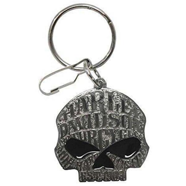 キーホルダー ハーレーダビッドソン スカル エナメル #4382 Harley-Davidson キーリング アクセサリー ファッ