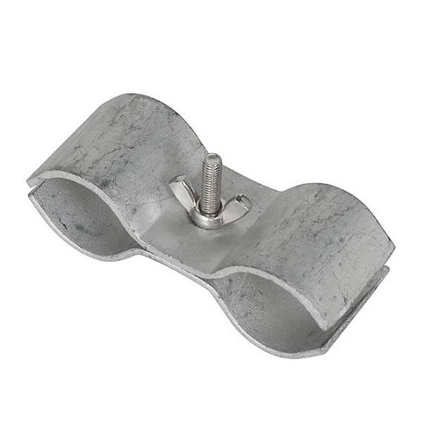 ダルトン フェンス アクセサリー フェンス接続部品 手締め式クランプ 32×32 Model D19-0041 ガルバナイズドパー