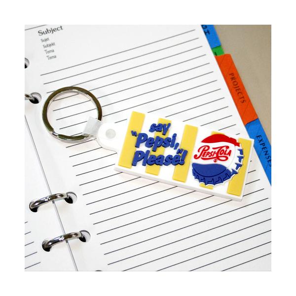 キーホルダー PEPSI ペプシ PVC 2D キーリング (B) アクセサリー バッグチャーム アメリカン雑貨