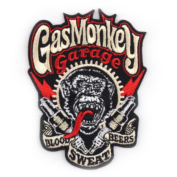 ワッペン Gas Monky Garage ガスモンキーガレージ（カラー） 7.8×10.5cm オシャレ ファッション小物 アメ