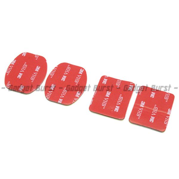 [Release date: January 3, 2017]本品は、GoProカメラ用のプラスチック製ベースマウントを固定するのに使用する、スペア強力両面テープです(平面用＆曲面用のセット)。一度貼り付けて剥がしてしまうと両面テープは交換...