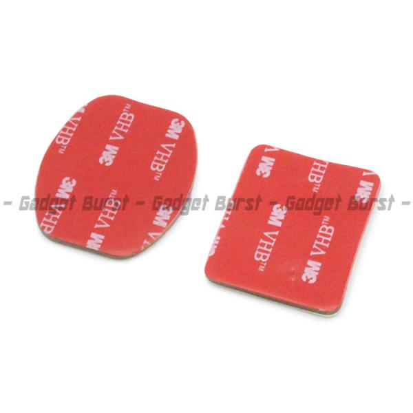 [Release date: January 3, 2017]本品は、GoProカメラ用のプラスチック製ベースマウントを固定するのに使用する、スペア強力両面テープです(平面用＆曲面用のセット)。一度貼り付けて剥がしてしまうと両面テープは交換...