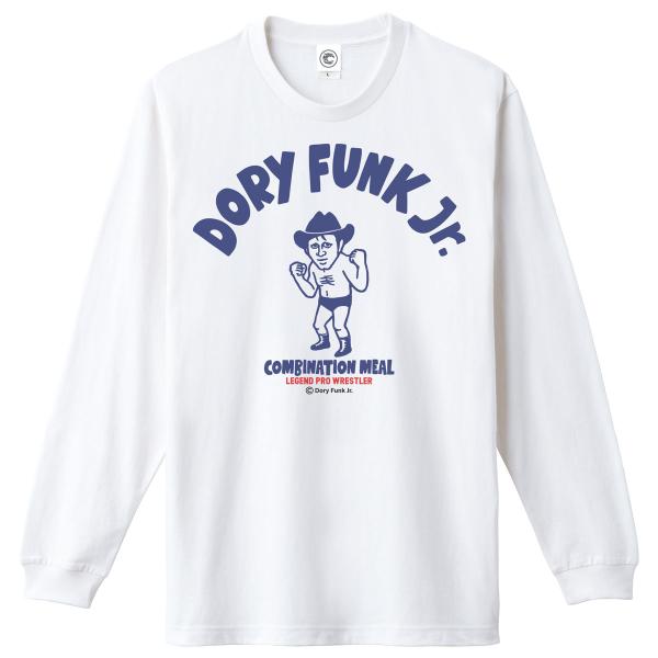 【COMBINATION MEAL コンビネーションミール】ドリー・ファンク・ジュニア DORY FUNK Jr. ロングスリーブTシャツ(袖リブ)