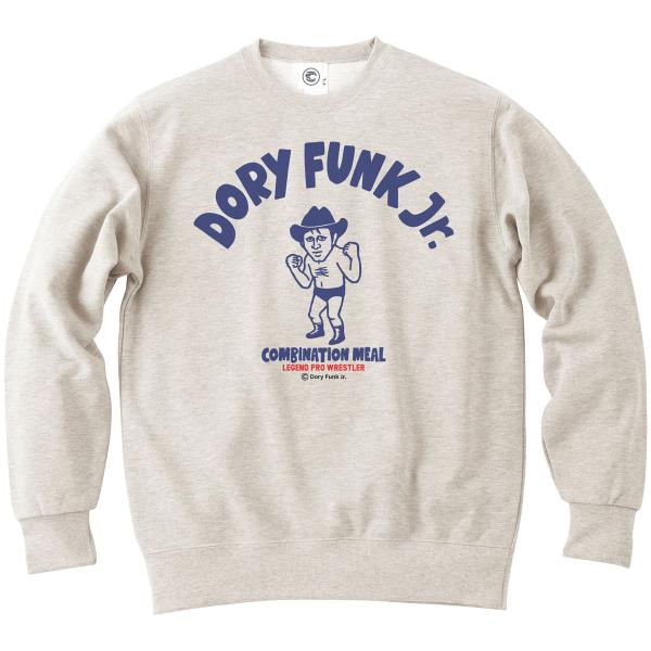 【COMBINATION MEAL コンビネーションミール】ドリー・ファンク・ジュニア DORY FUNK Jr. クルーネックスウェット