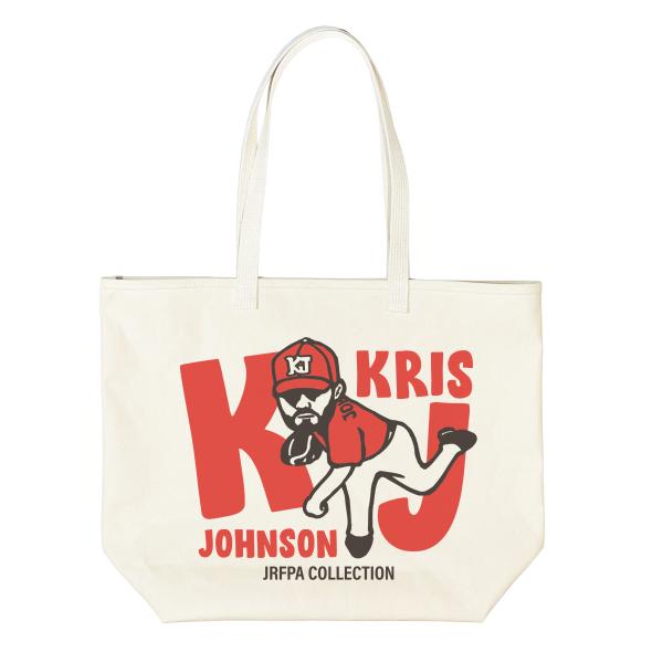 【COMBINATION MEAL コンビネーションミール】クリスジョンソン KJ 日本製トートバッグ プロ野球レジェンド外国人シリーズ