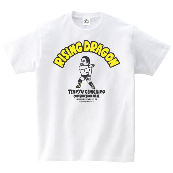【COMBINATION MEAL コンビネーションミール】天龍源一郎 RISING DRAGON コットンTシャツ