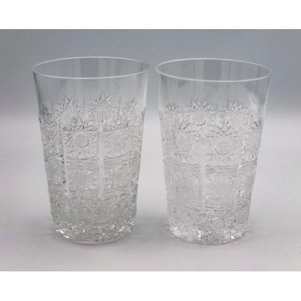 ボヘミアングラス クリスタル 500PK タンブラー 2個セット : Combing