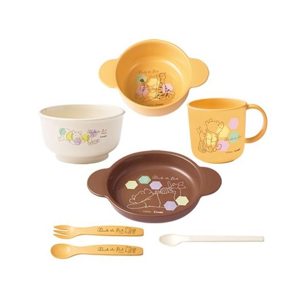 Combi combi コンビ くまのプーさん スマイル食器セット C : コンビ