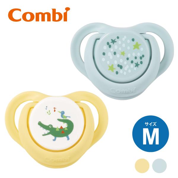 他サイト： combi コンビ テテオおしゃぶり 入眠ナビ サイズM / きらきらぼし（BL） ワニとことり（YE） teteoの商品画像