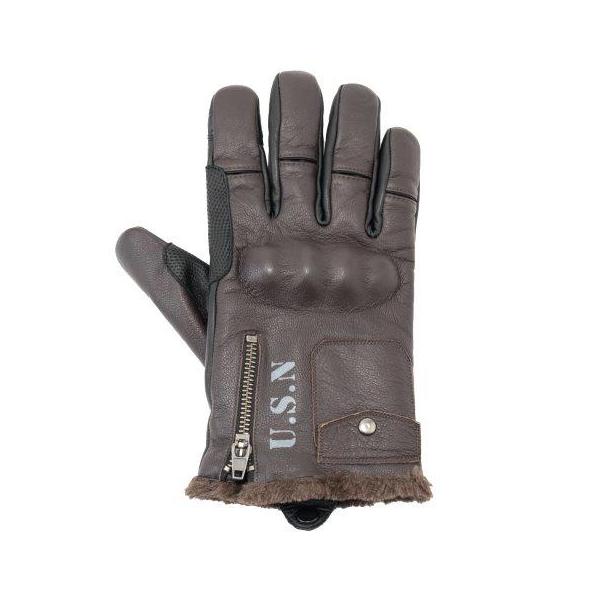 G-1タイプ プロテクションレザーグローブ メンズサイズ HTVG2515W ヒューストン