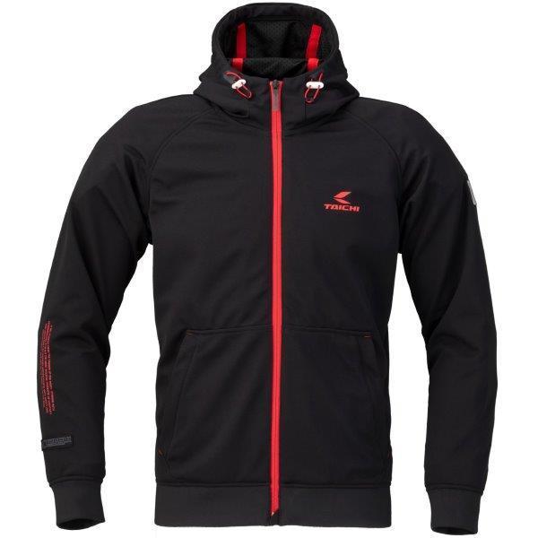 TAICHI 取寄 アールエスタイチ エアートラック パーカ ブラック/レッド