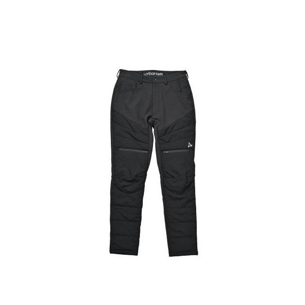 urbanism（アーバニズム） ストレッチキルティングパンツ BK 3Lサイズ