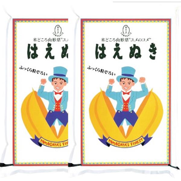注）大変多くのご注文をいただいており、パッケージの製造に遅れが生じております。発送を優先する為、予告なくパッケージが変わる場合がありますので予めご了承下さい。山形県庄内産 山形県認証特別栽培 斎藤農場直送 はえぬき 無洗米10kg(5kg×...