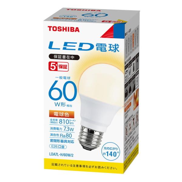 ŃCebN LEDd E26 ʓd60W`  dFFLDA7L-H/60W/2