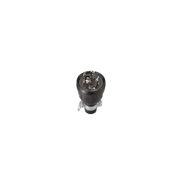 明工社 設備工事用配線器具 接地3P20A引掛ゴムプラグ(B形) MH2598 