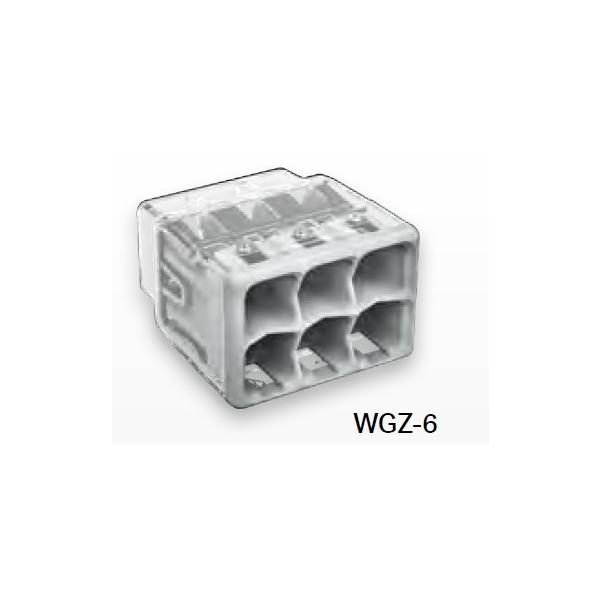 ���S�W���p��(WAGO)�@�����ݓ����R�l�N�^�[�@�F�F�O���[/�ڑ������F6�{/1��(50����)�@WGZ-6