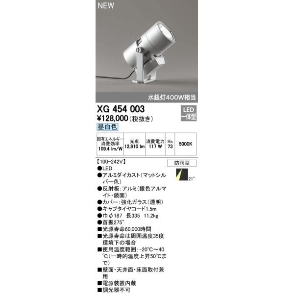 I[fbN GNXeA nCp[LED X|bgCg hJ^ ⓔ400W FFXG454003