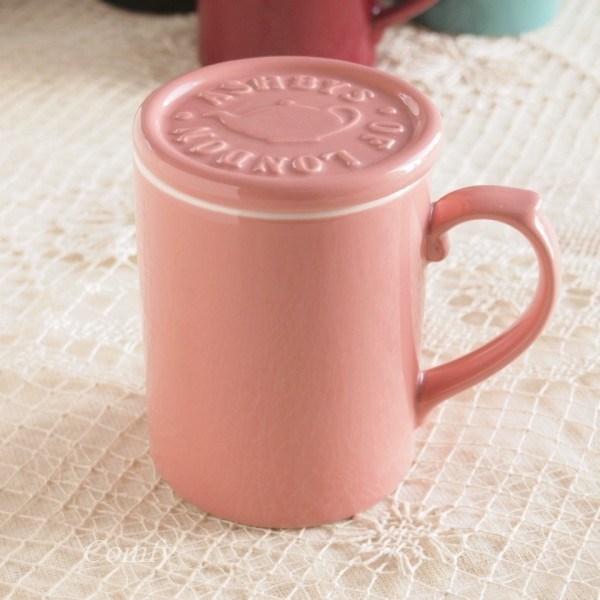 Ashbys ティーマグ 蓋付きマグカップ おしゃれ カフェ風食器 プリンセス At9104 雑貨屋カンフィ 通販 Yahoo ショッピング