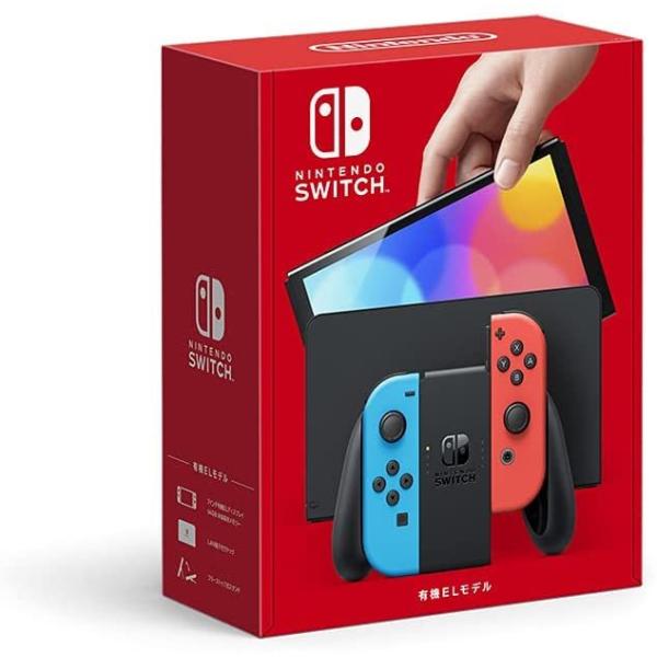 新品 ニンテンドースイッチ本体 Nintendo Switch（有機ELモデル） Joy-Con(L) ネオンブルー/(R) ネオンレッド HEG-S-KABAA 送料無料