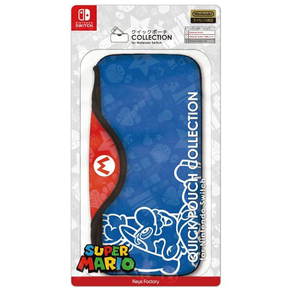 新品 Nintendo Switchアクセサリー クイックポーチ COLLECTION for Nintendo Switch スーパーマリオ