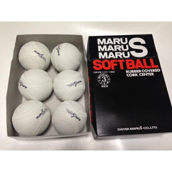DAIWA - マルエスソフトボール3号球　1ダース commencer_soft-6ko
