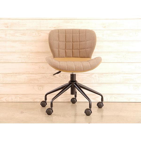 オフィスチェア デスク用チェア パソコンチェアー 書斎椅子 イス いす キャスター付き コンパクト ロイチェア ベージュ 可愛い おしゃれ Sp 012 コミットアンド 通販 Yahoo ショッピング